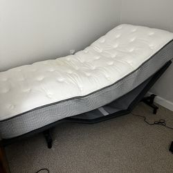 Adjustable Twin Mattress and Bed Frame 