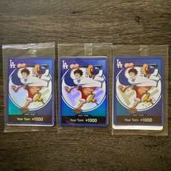 One Piece TCG x Dodgers 2026 Promo SGA Card: Luffy DON!! SEALED.