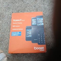 boost mobile summit flip phone