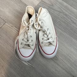 White Converse High Top 