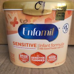 Enfamil Sensitive Tubs Baby Formula 