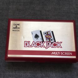 Nintendo Game and Watch Black Jack Handheld BJ Multi-Screen