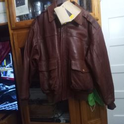 100% Leather Jacket Willis Geiger L