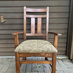 Dark Oak Chair 