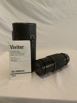 Vivitar 80-200mm 1:4.5 Lens for Canon