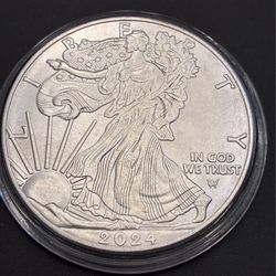 2024 American Silver Eagle One Dollar One Troy Ounce