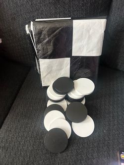 X Large Portable Checkers Set with Board and Pieces
