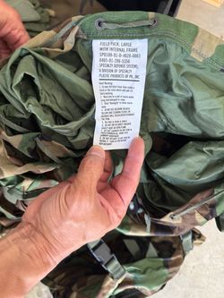 U.S. Military Large Field Pack with Internal Frame