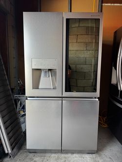 LG signature stainless steel refrigerator