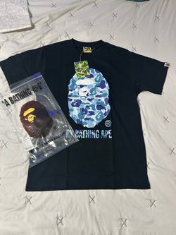 A Bathing Ape BAPE Camo Logo T-Shirt