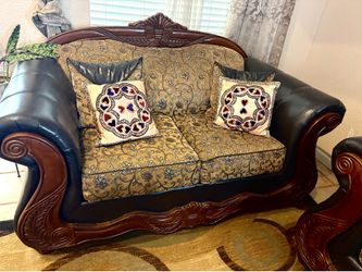 Ornate traditional sofa