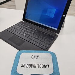 Microsoft Surface 3 10.8 Inch Laptop - 90 Days Warranty - Payments Available With $1 Down 
