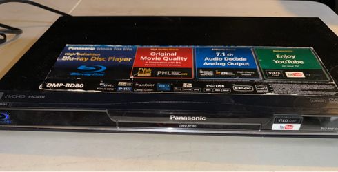 Panasonic DMP-BD80 Blu-ray Disc Player