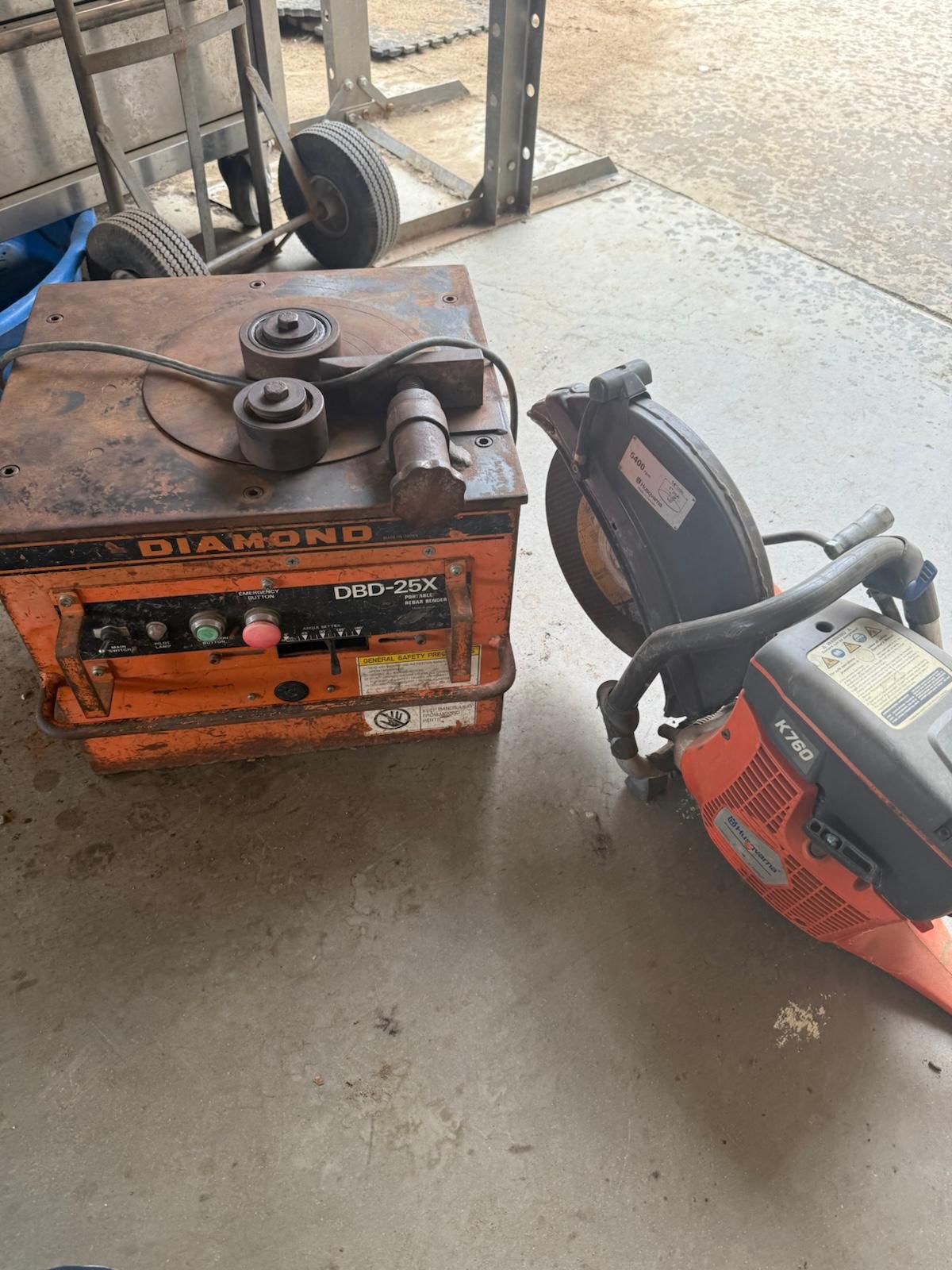 Dobladora De Varilla Electrica Y Serrucho