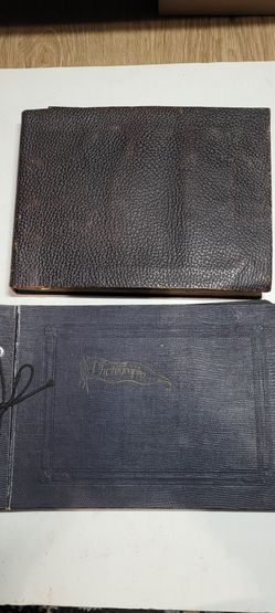 Lot of 250+ vintage photos in 2 albums