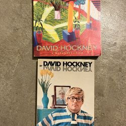 Two David Hockney Art Books