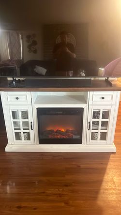 Electric Fireplace TV Stand Console