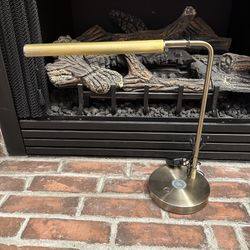 Vintage Gold Touch Lamp 3 Way LED Bedside Table Nightstand Light Lamp Brass Used
