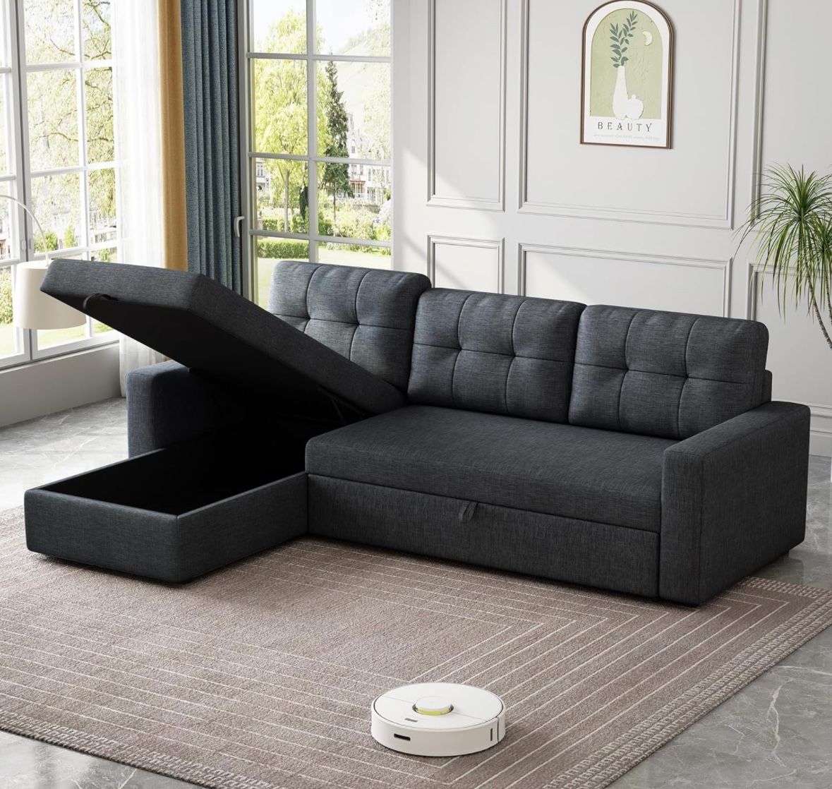 Small Sectional Couch With Storage 
