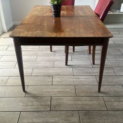 Large Dining Table - Cover with Tablecloth Or Refinish. 