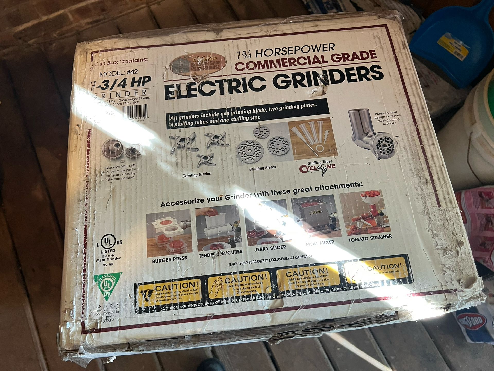 Industrial Meat Grinder NEW NEVER OPEN