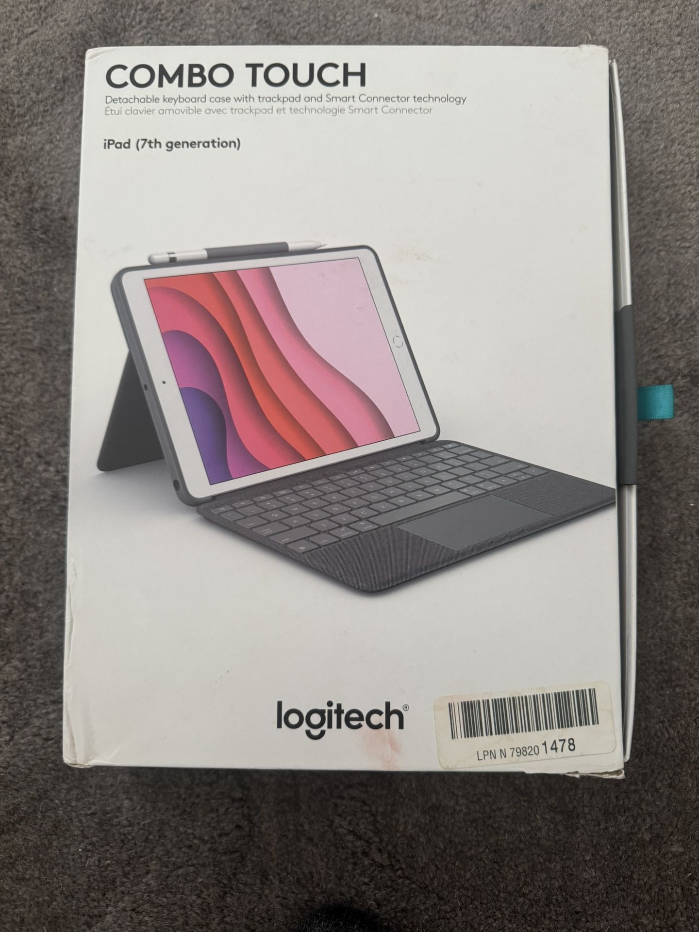 Logitech Combo Touch Detachable keyboard case with trackpad and Smart Connector technology