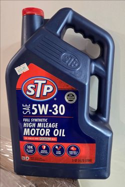 STP 5W-30 Full Synthetic High Mileage Motor Oil 5 Qt