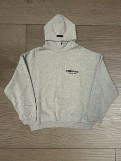 Grey essential hoodie size Small