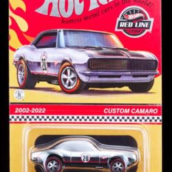 New! Hot Wheels RLC 2002-2022 Custom Camaro 20th Anniversary Edition (HGW24)