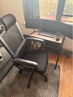 Chair and desk