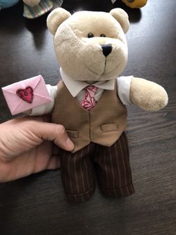 Valentine Starbucks bearista plush collectible