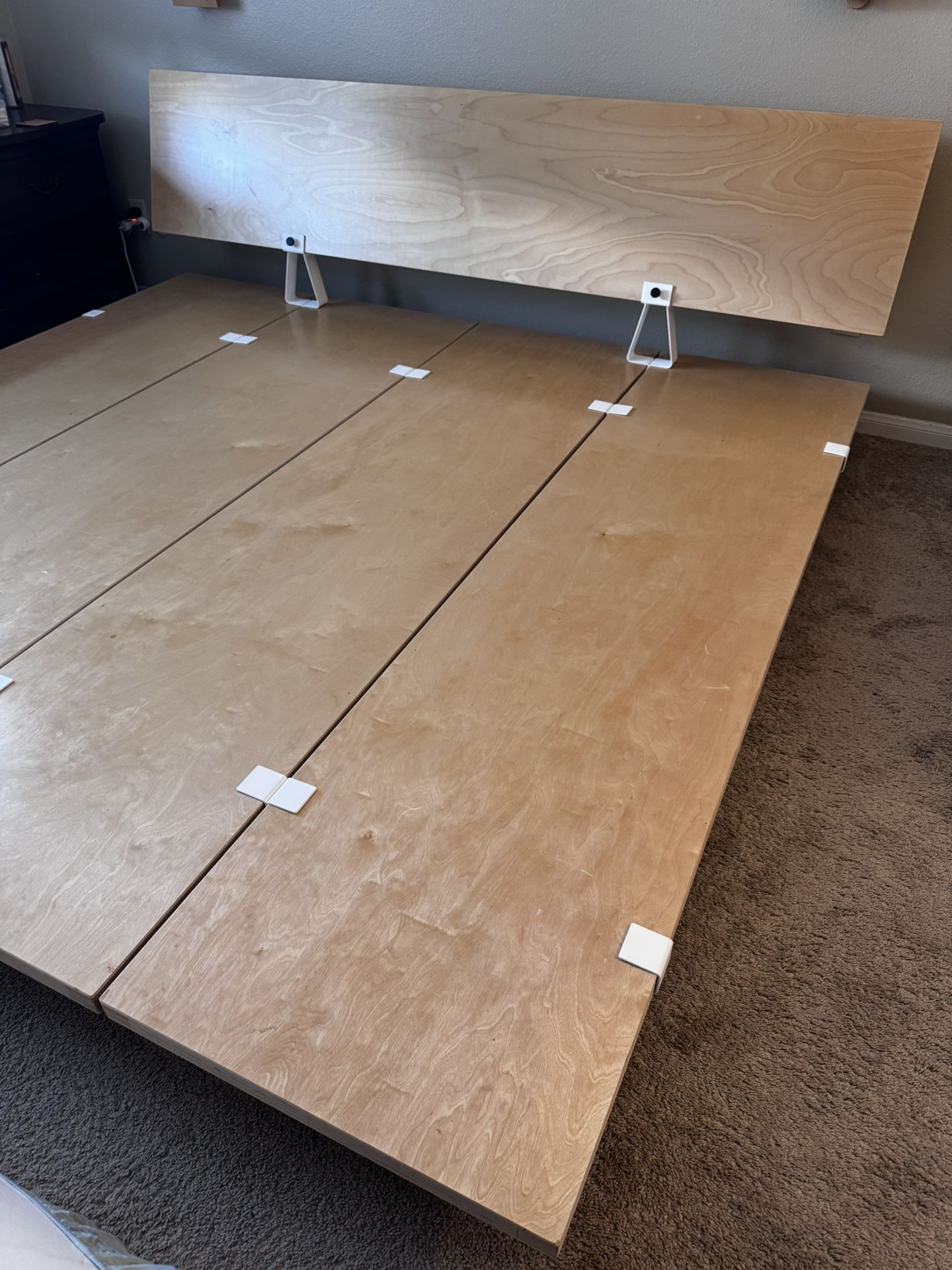 King size Floyd Bed frame Wooden With headboard