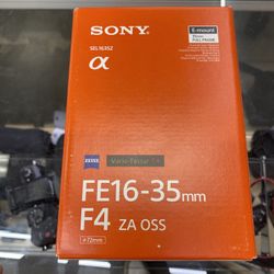 Sony Vario-Tessar T* FE 16-35mm F4 Lens