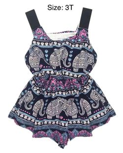 Toddler Elephant Romper