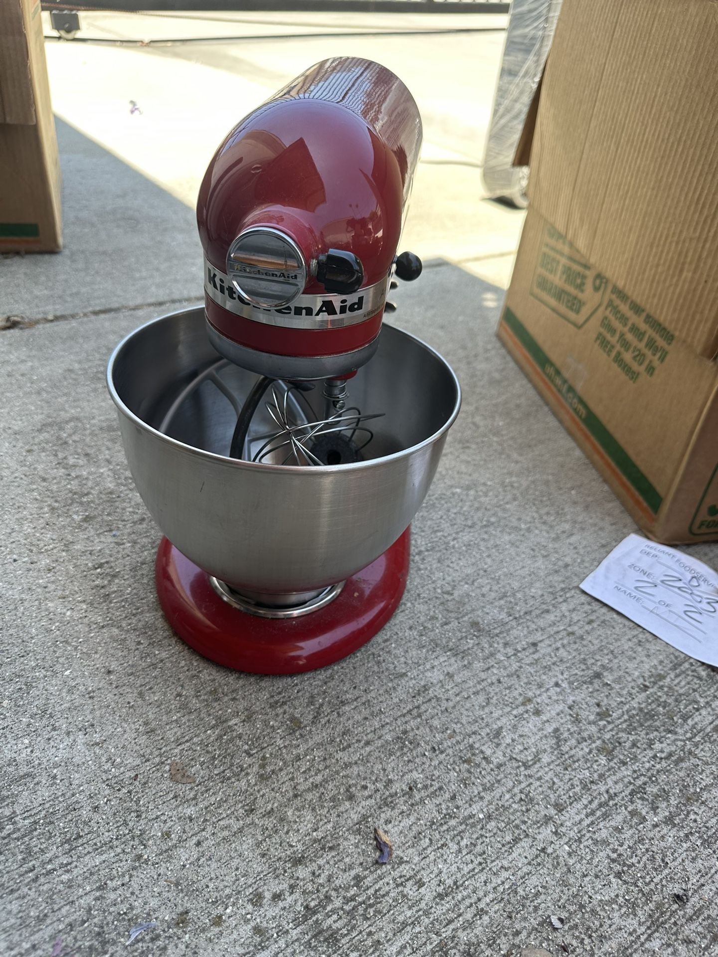 Kitchen aid mixer