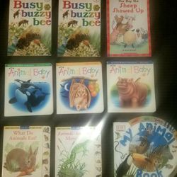 CHILDRENS MISC ANIMAL/INSECT/FISH LEARNING BOOKS