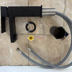 KES Black Matte Sink Faucets (set of Two)