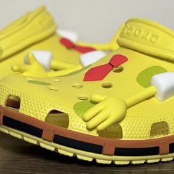 SpongeBob SquarePants × Crocs Classic Clog | Size 9M / 11W | 209824-7HD | NEW