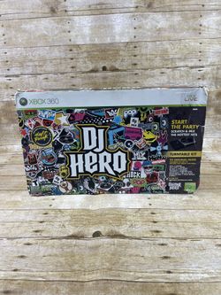 Microsoft Xbox 360 DJ Hero Turntable Controller for Xbox360 No Dongle, READ