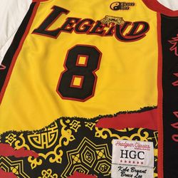 BRAND NEW!✅✅Bruce Lee X Kobe Bryant yellow, black, and red custom  jersey.  HG Classics Never used.  XS Size LMK if you have questions