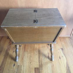 Antique Rectangular wooden storage box
