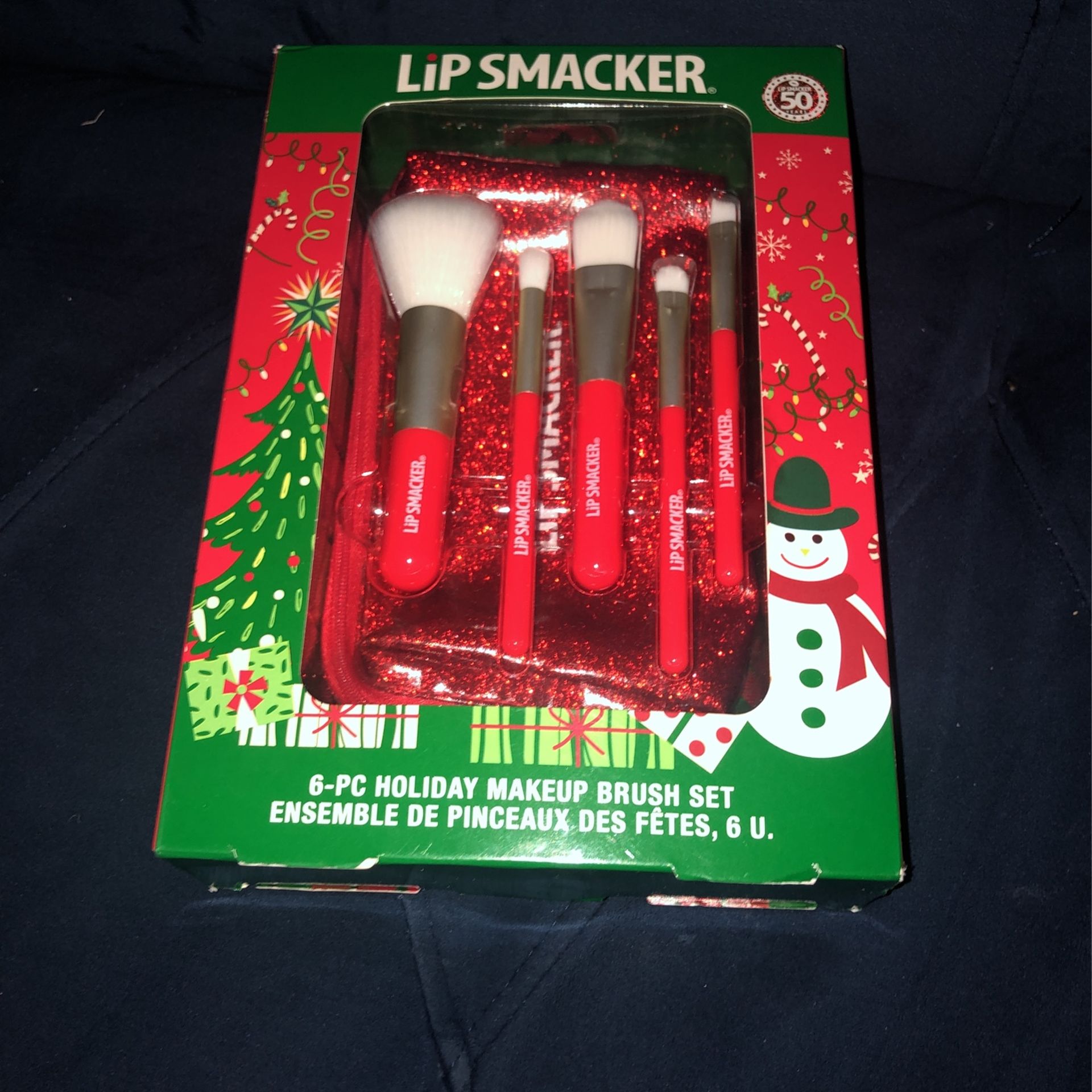 Lip Smackers Holiday Makeup Brush Set