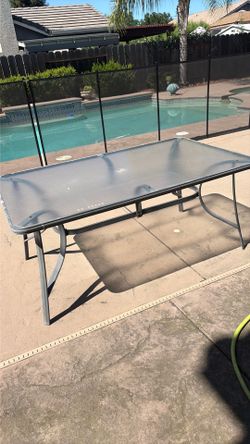 Patio table