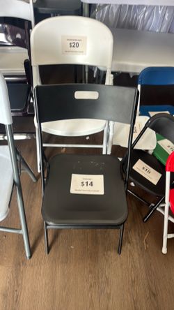 Black chairs on sale $10 each