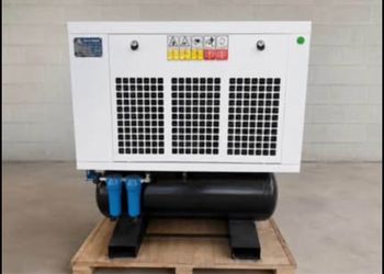 QThree-phase industrial rotary screw air compressor