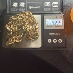 10k Chain 14k Pendant 