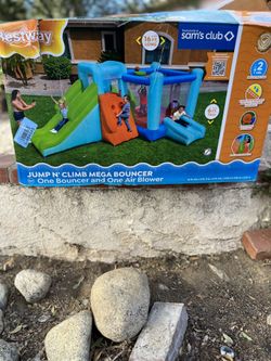 Jump N Climb Mega Bouncer W/Blower