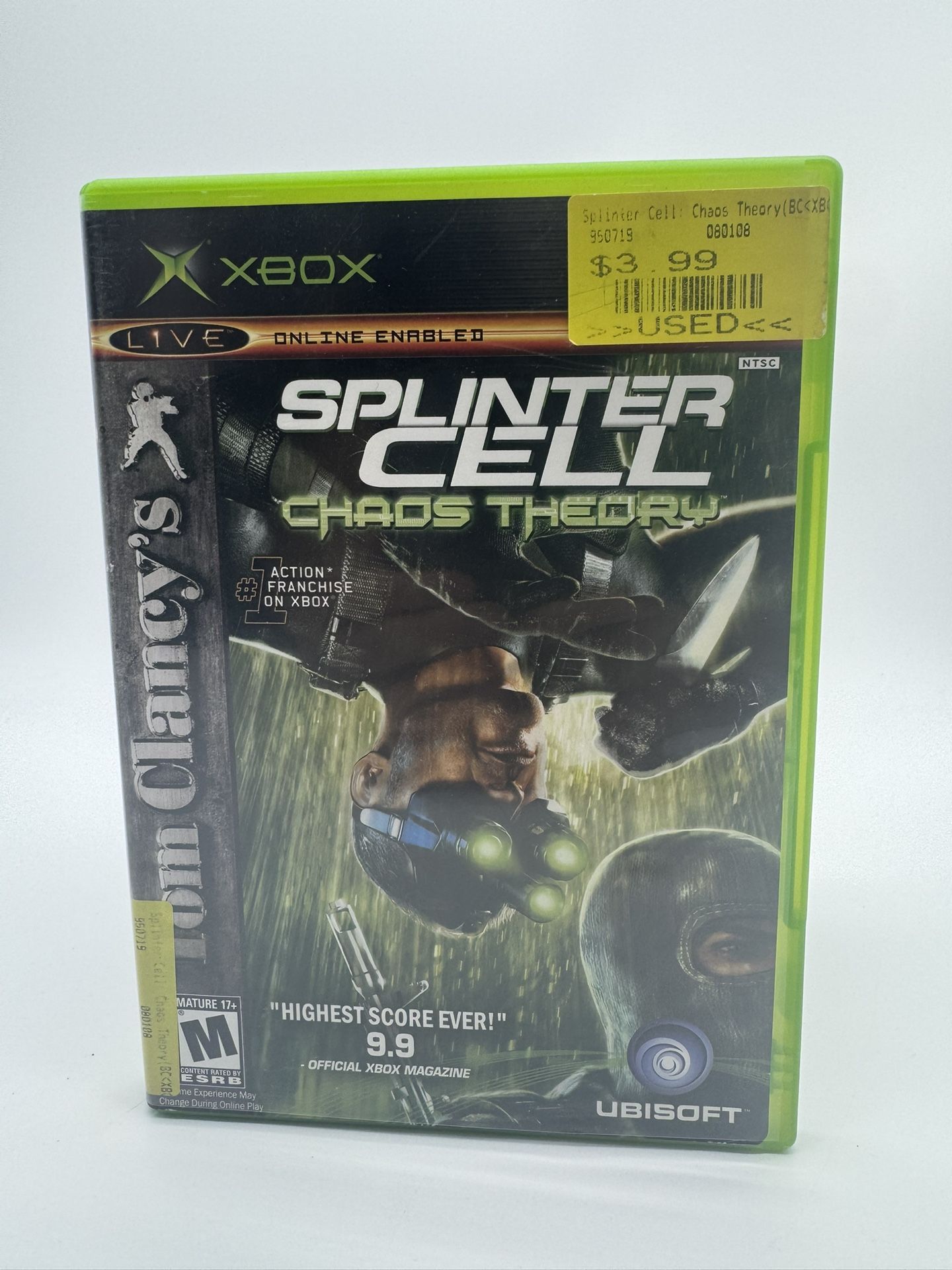 Tom Clancy's Splinter Cell Chaos Theory (Microsoft Xbox, 2006) Complete Tested