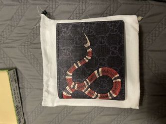 GUCCI - King Snake Print Supreme Wallet