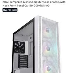 Thermaltake H570 TG Snow Edition ATX Mid Tower ARGB Tempered Glass Computer Case Chassis with Mesh Front Panel 